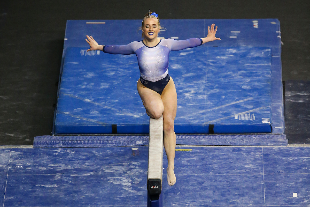 Hailey Poland. 

Kentucky wins quad meet in Memorial Coliseum Debut.


Photo by Isaac Janssen | UK Athletics