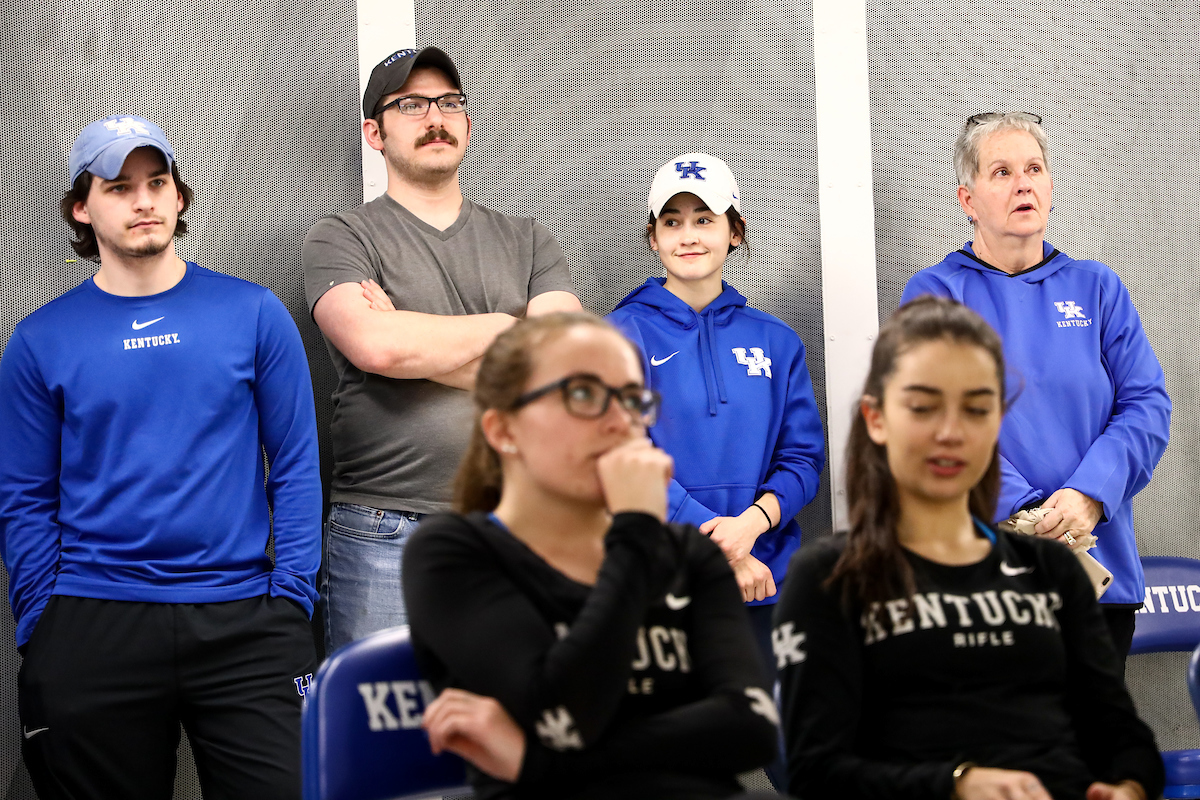 Alumni. 

Kentucky vs Morehead State rifle.

Photo by Eddie Justice | UK Athletics