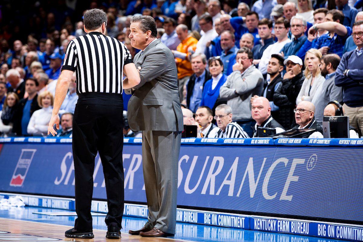 John Calipari.

Kentucky beat Tennessee 86-69.

Photo by Chet White | UK Athletics