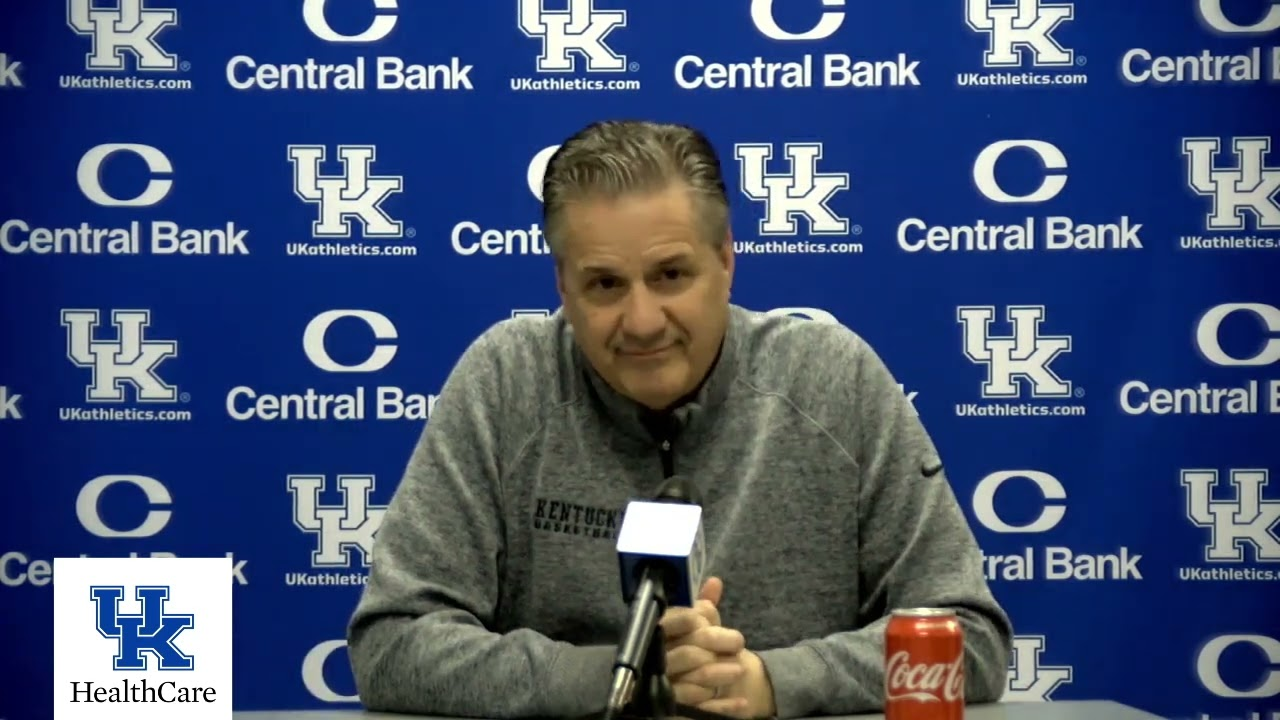 MBB: Coach Calipari, Mintz, and Washington - Pre-Tennessee