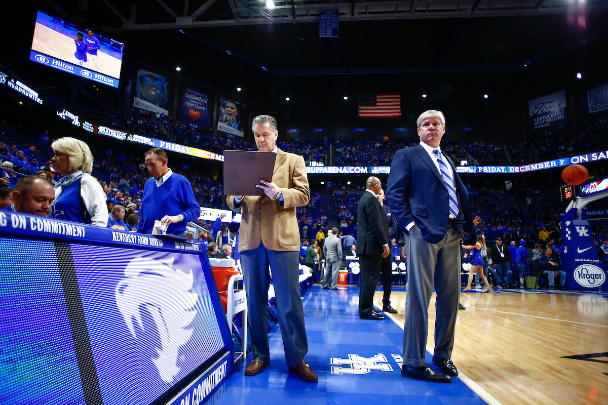 John Calipari. John Robic.

UK men's basketball beat Winthrop University 87-74 on Wednesday, November 21, 2018.

Photo by Chet White | UK Athletics