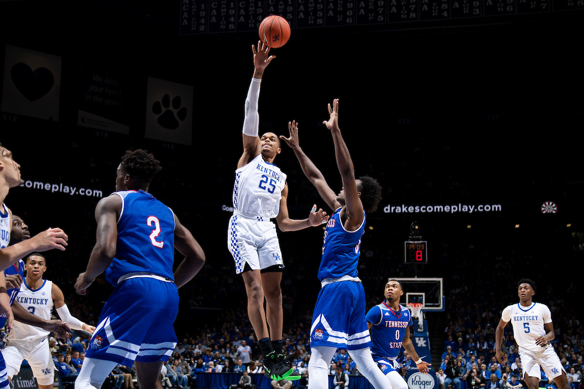 PJ Washington.

Kentucky beat Tennessee State 77-62.

Photo by Chet White | UK Athletics