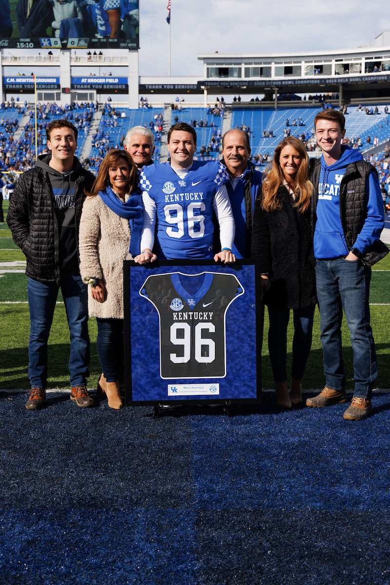 Matt Ruffolo.

Kentucky beat New Mexico State 56-16.

Photo by Elliott Hess | UK Athletics