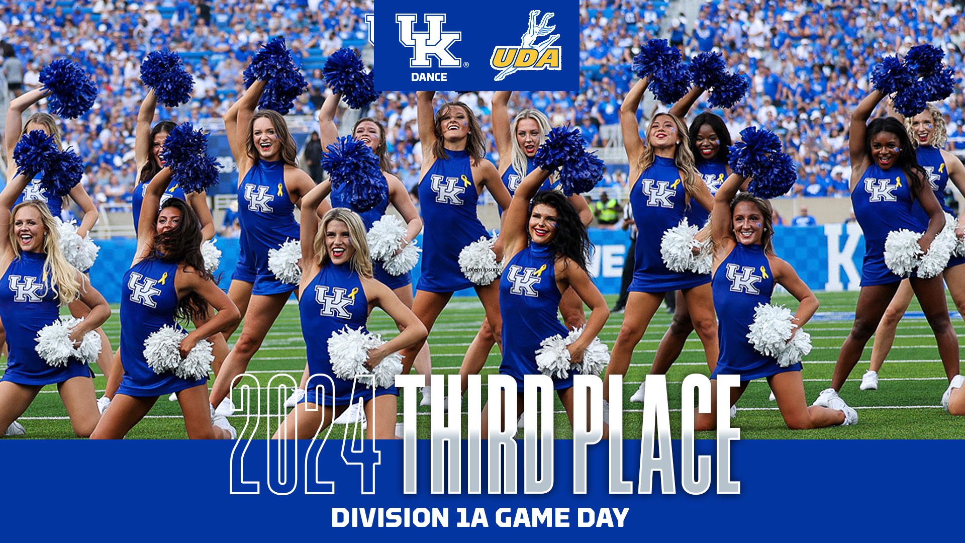 UK Dance Team Finishes Third in UDA Game Day National Competition