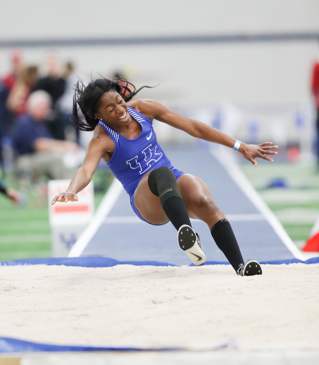 Latavia Coombs.

The University of Kentucky Track and Field Team hosts the Kentucky Invitational on Saturday, January 13, 2018 at Nutter Field House. 

Photo by Elliott Hess | UK Athletics