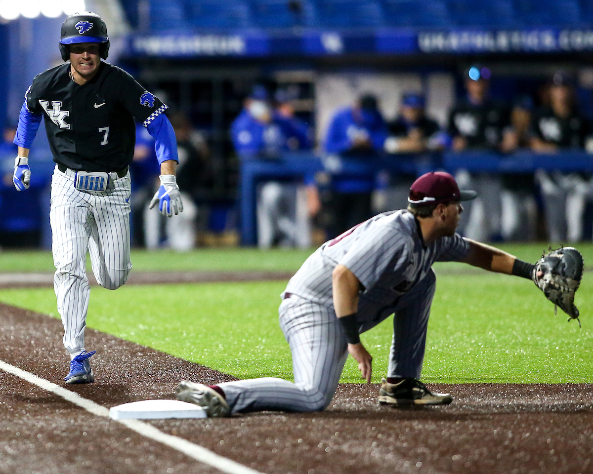 Drew Grace. 

Kentucky defeats Bellarmine 12-0. 

Photo by Eddie Justice | UK Athletics