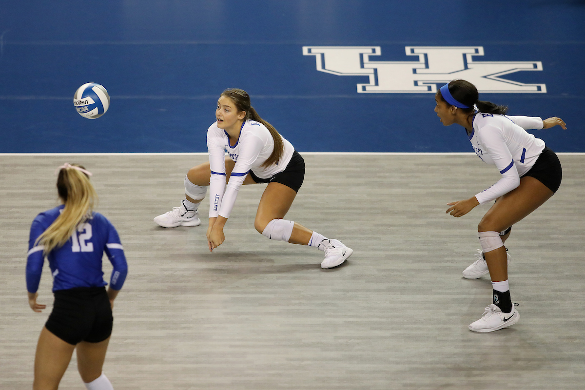 Madison Lilley.

UK Volleyball sweeps Mississippi State 3-0 on Friday, November 9th, 2018 at Memorial Coliseum in Lexington, Ky.

Photo by Quinn Foster