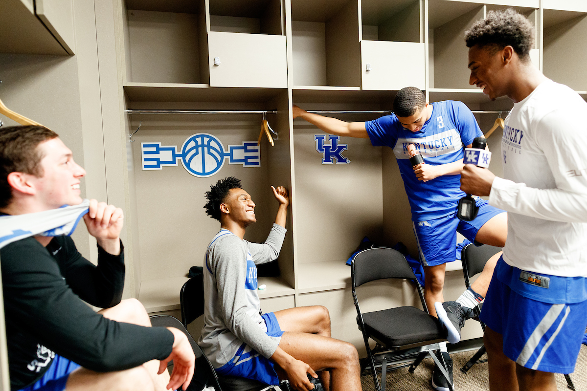 Keldon Johnson. Ashton Hagans. Immanuel Quickley. Jonny David.


Practice and Pressers.

 
Photo by Elliott Hess | UK Athletics