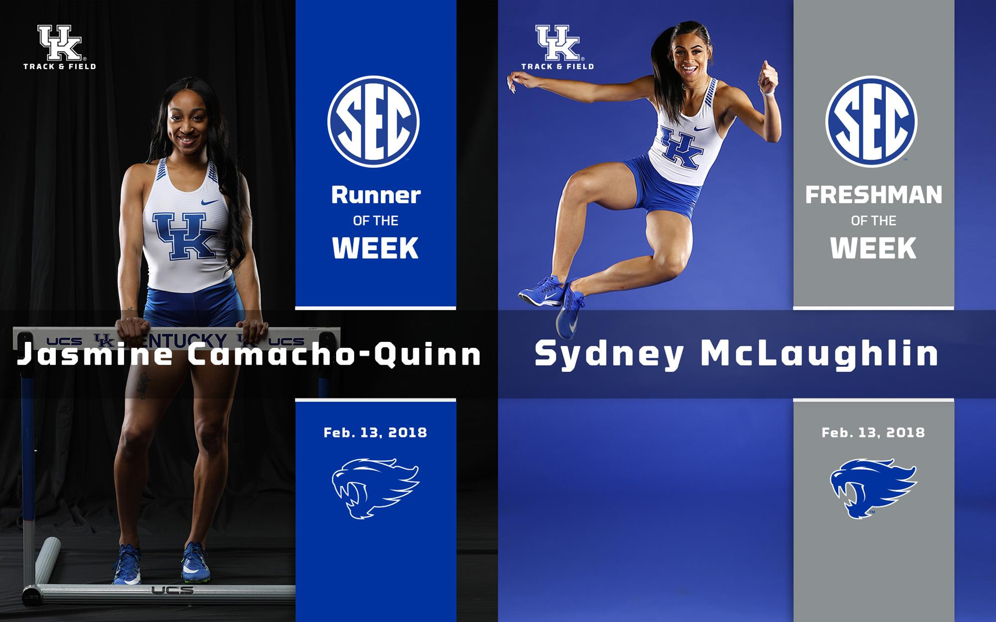 Camacho-Quinn, McLaughlin Earn SEC Weekly Honors