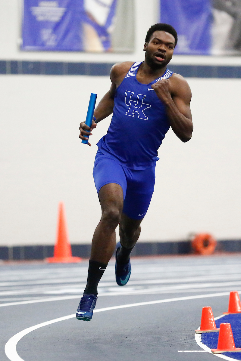 Nathaniel Bann. 

Jingle Bells Open.

Photo by Isaac Janssen | UK Athletics