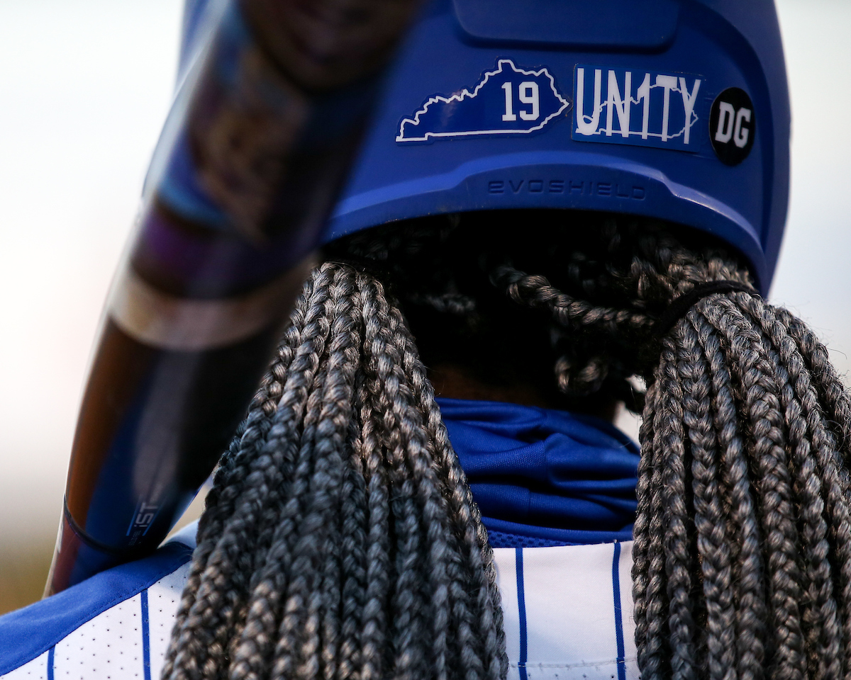 Rylea Smith. 

Kentucky defeats LSU 7-5. 

Photo by Eddie Justice | UK Athletics