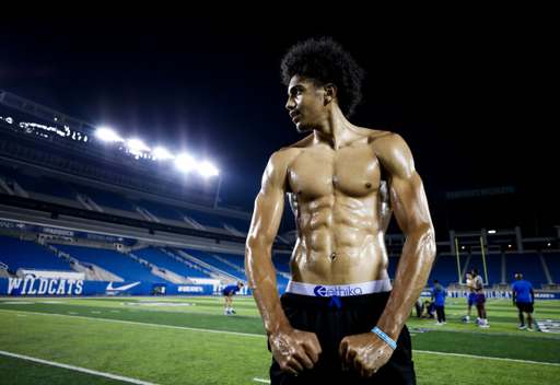 Jacob Toppin.

Final summer workout.

Photos by Chet White | UK Athletics