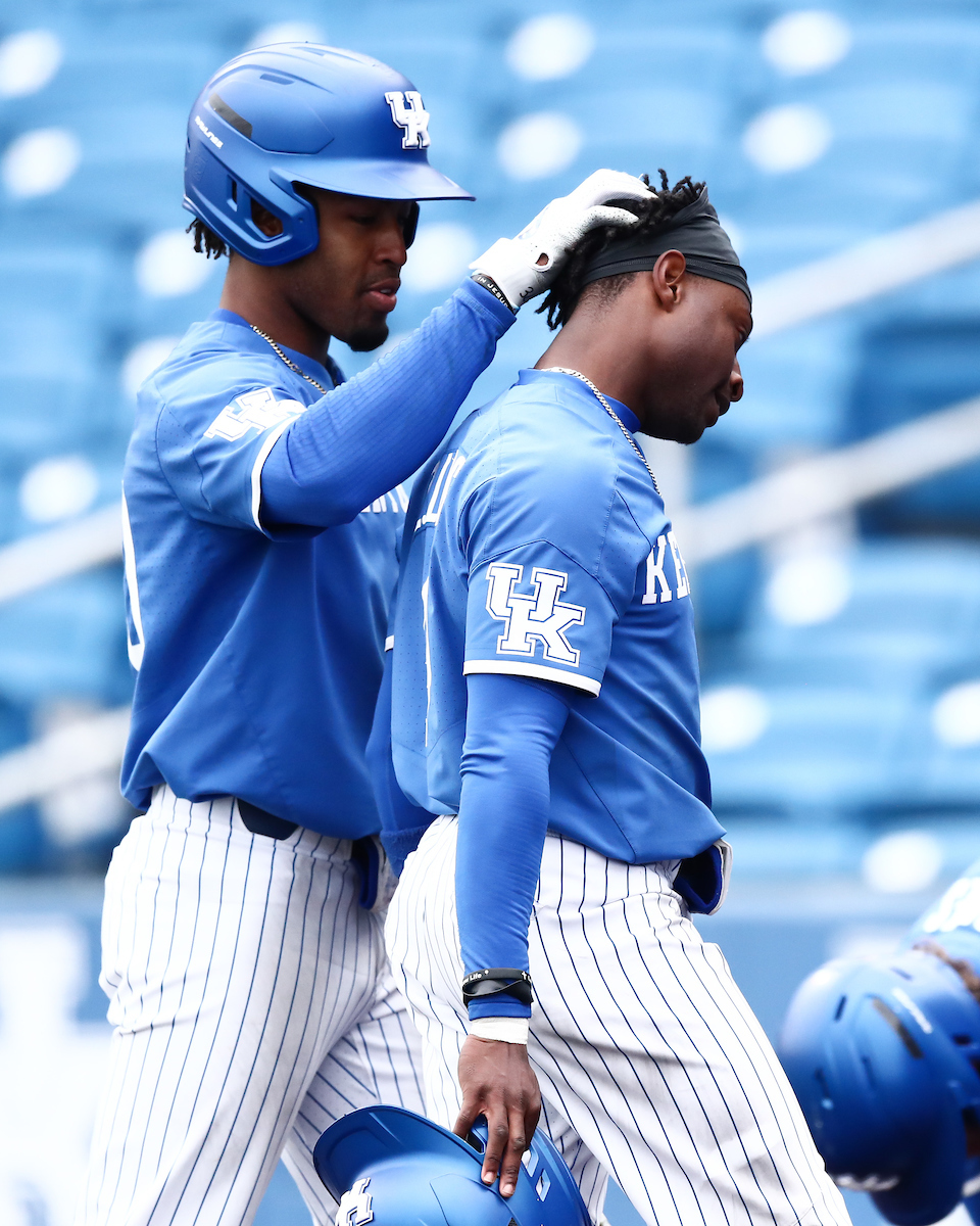 ZEKE LEWIS. JAREN SHELBY.

Kentucky beat Western Kentucky 10-4.

Photo by Elliott Hess | UK Athletics