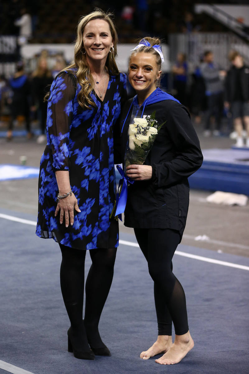Josie Angeny. Rachel Garrison.

Kentucky defeats Michigan State on Senior night.

Photo by Tommy Quarles | UK Athletics