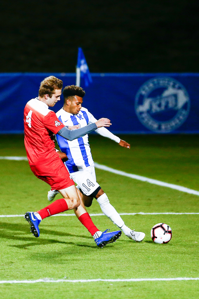 Daniel Evans.

Kentucky defeats Ohio State University 2-1.

Photo by Hannah Phillips | UK Athletics