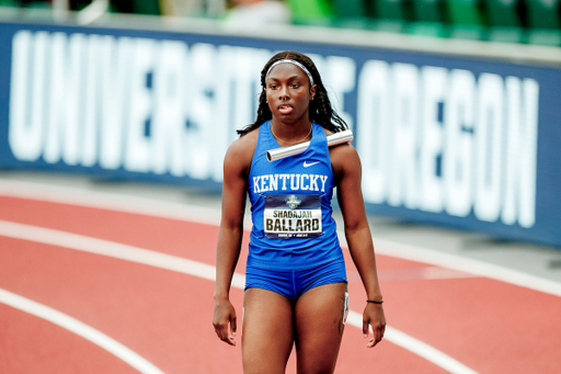 Shadajah Ballard.

Day Four. The UK women’s track and field team placed third at the NCAA Track and Field Outdoor Championships at Hayward Field in Eugene, Or.

Photo by Chet White | UK Athletics