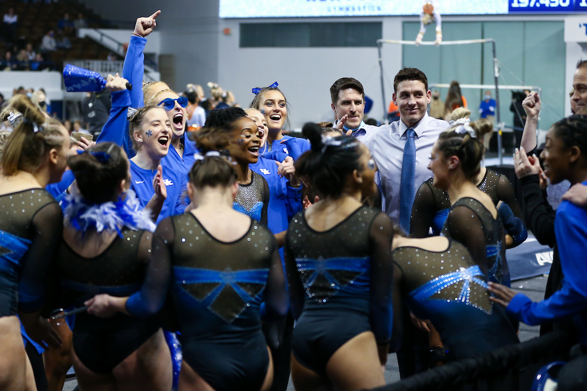 Kentucky wins Quad Meet with a score of 197.450.

Photo by Grace Bradley | UK Athletics
