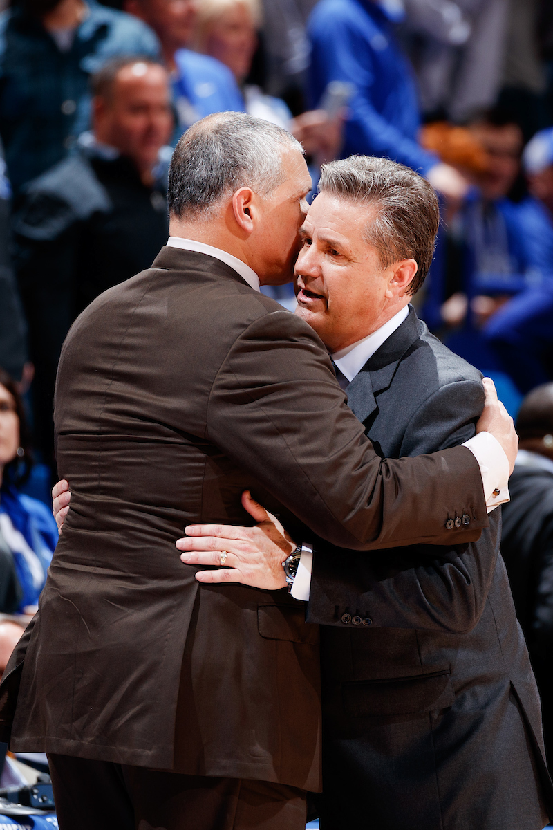 Coach Calipari.

The University of Kentucky men's basketball team beats South Carolina 76-48.

Photo by Elliott Hess | UK Athletics