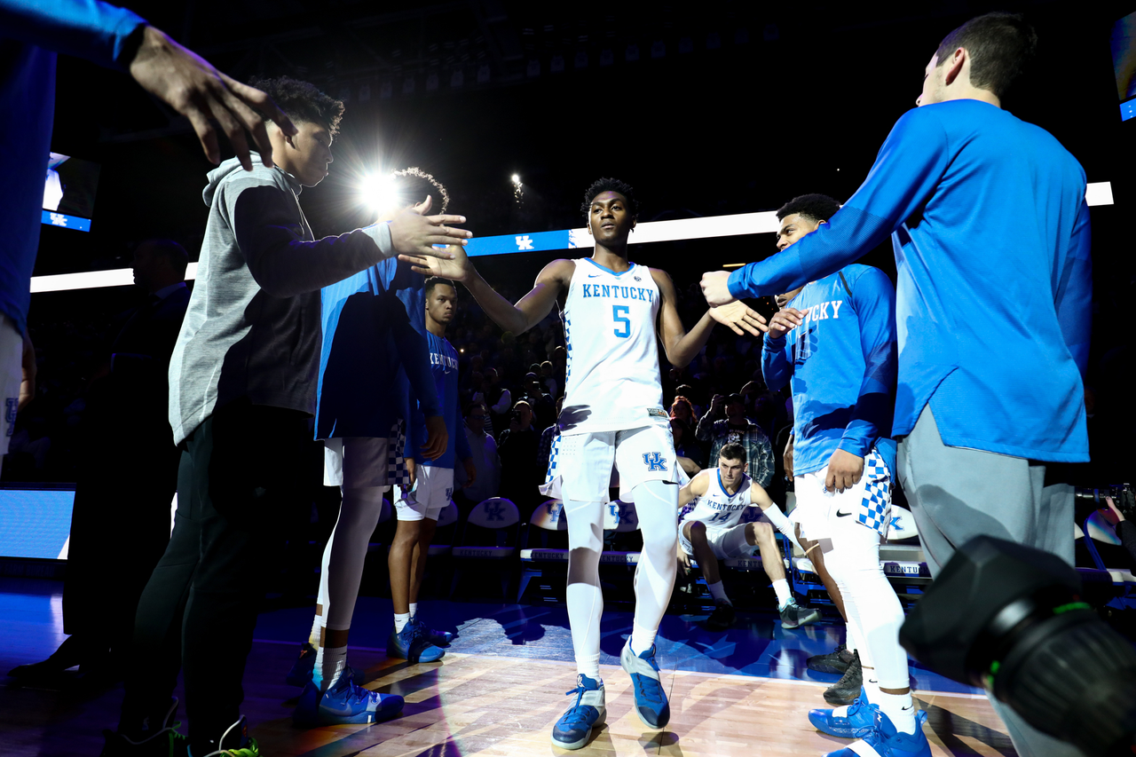 Immanuel Quickley

Men's basketball beat SIU 71-59.

Photo by Chet White | UK Athletics