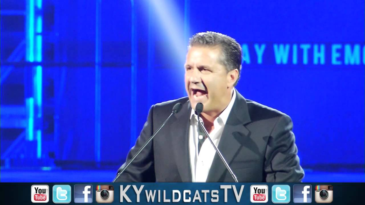 Kentucky Wildcats TV: Coach Calipari Big Blue Madness Speech 2013