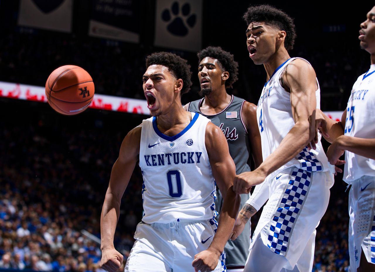 Quade Green

Men's basketball beat SIU 71-59.

Photo by Chet White | UK Athletics