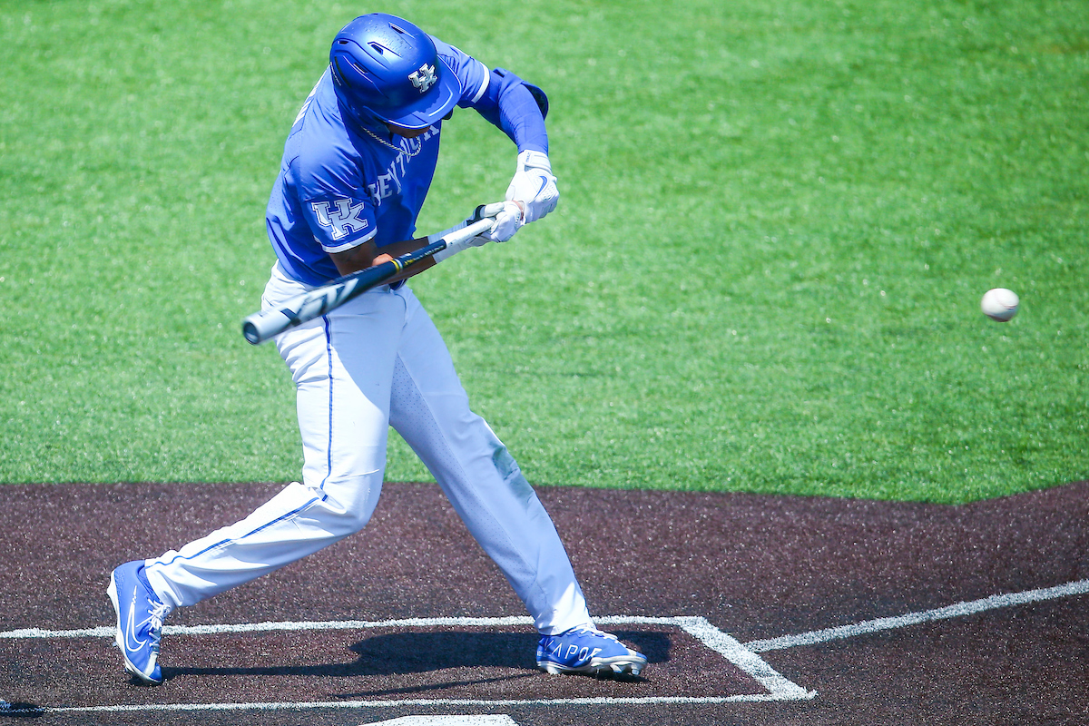 Daniel Harris IV. 

Kentucky beats Auburn 5-1.

Photo by Sarah Caputi | UK Athletics