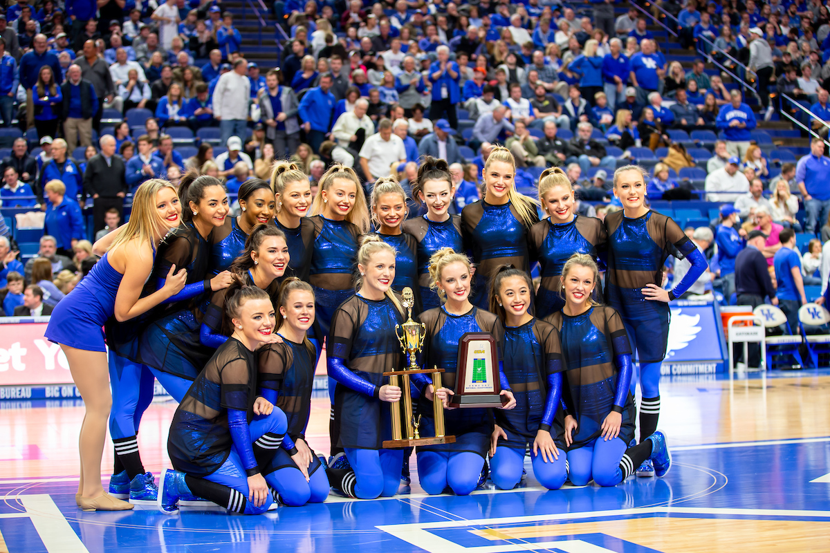 Dance team. 

Kentucky men's basketball defeated Mississippi state 76-55.

Photo by Eddie Justice | UK Athletics