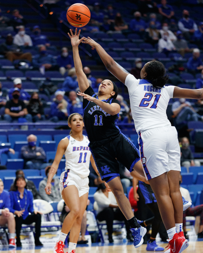 Jada Walker.

Kentucky loses to DePaul 94-85.

Photo by Elliott Hess | UK Athletics