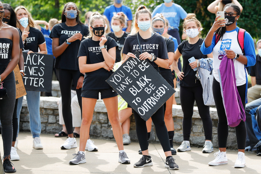 Social Justice March and Unity Fair. 

Photo by Chet White | UK Athletics