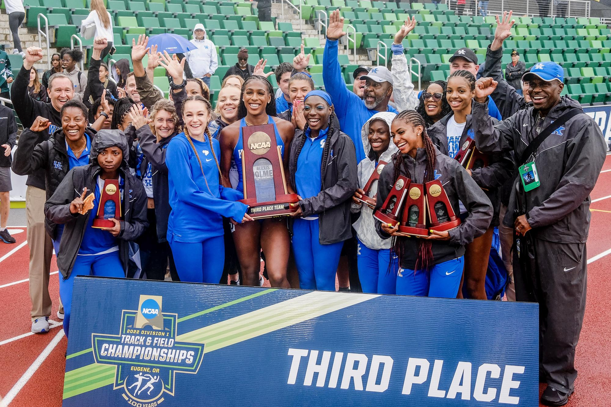 UKTF Women's Team Third at NCAA Championships, Steiner, 4x4 Win Event Titles