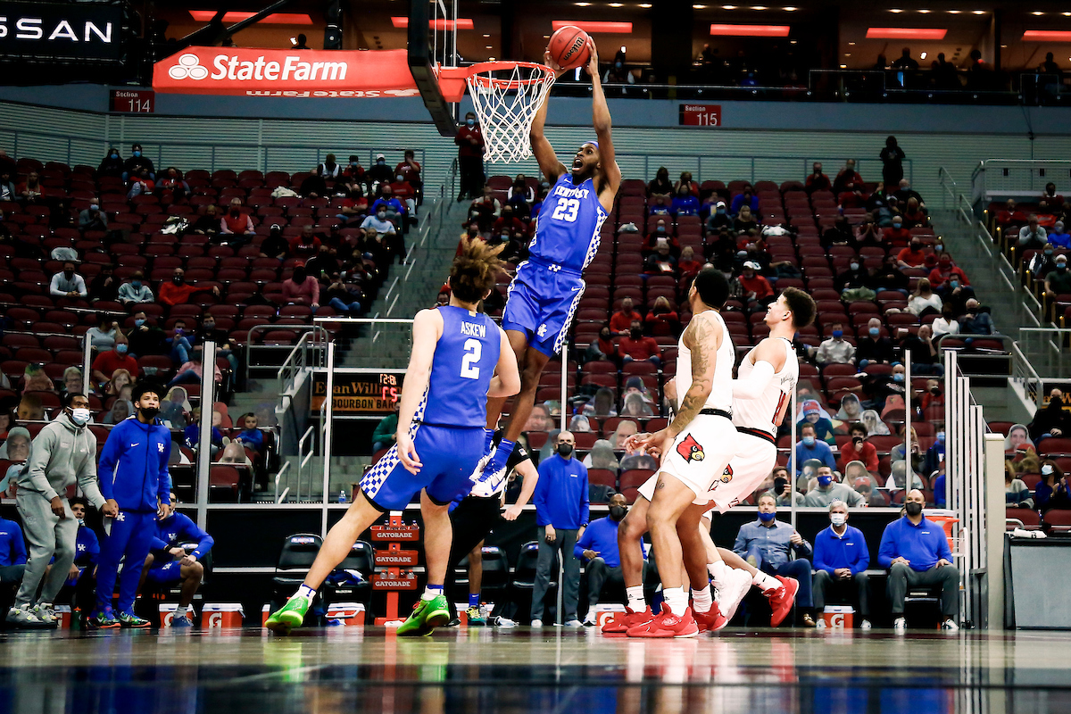Isaiah Jackson.

Kentucky loses to Louisville 62-59.

Photo by Chet White | UK Athletics