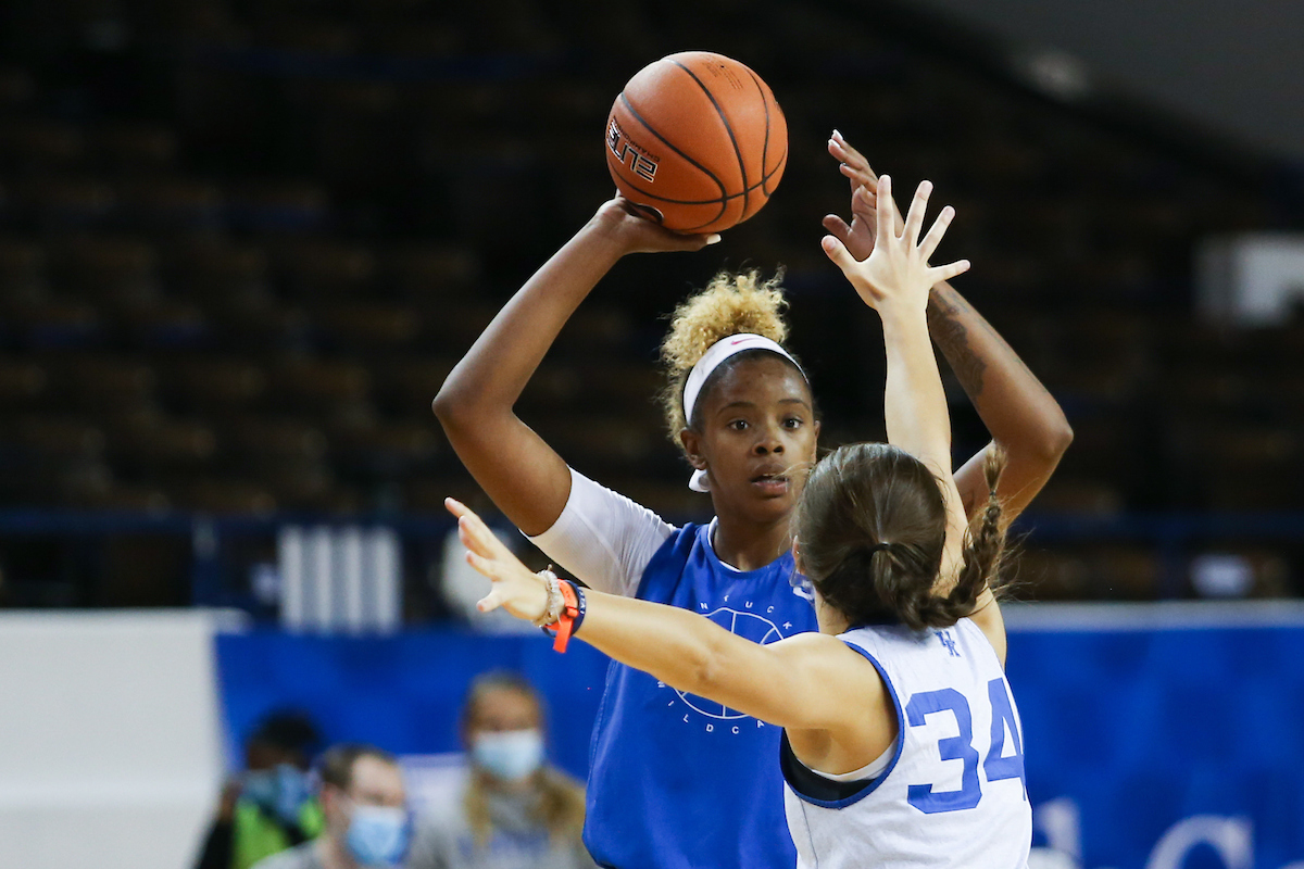 KeKe McKinney.

Women’s basketball Scrimmage.

Photo by Hannah Phillips | UK Athletics