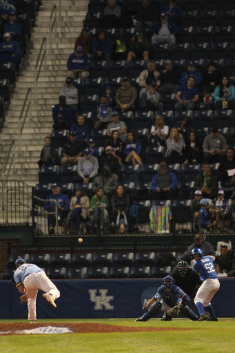 Ben Aklinski.

The University of Kentucky baseball team in action against Morehead State on Wednesday, April 25th, 2018 at Cliff Hagan Stadium in Lexington, Ky.

Photo by Quinn Foster I UK Athletics