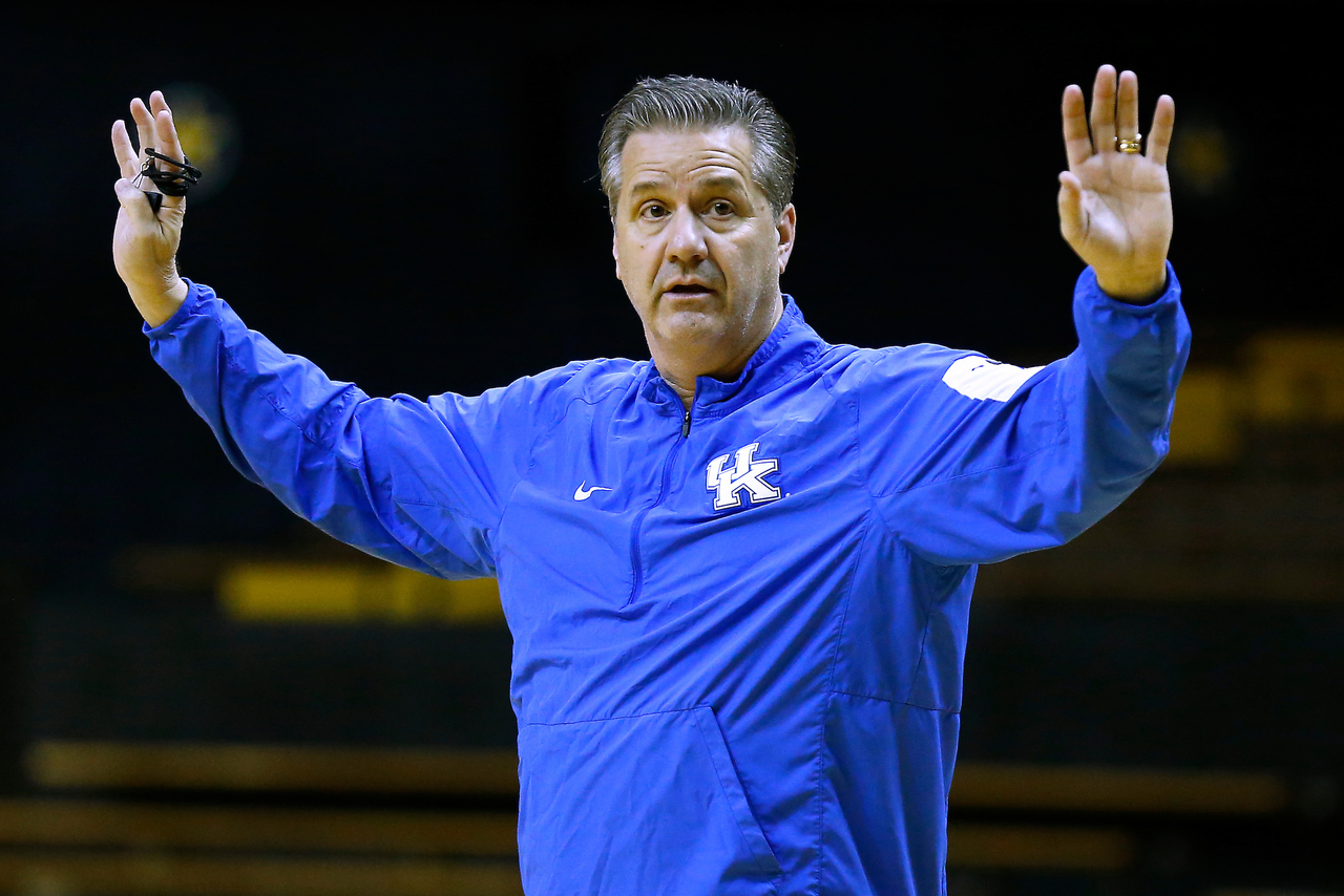 John Calipari.

The University of Kentucky men's basketball team practiced at Memorial Gymnasium in Nashville, TN., on Friday, January 12, 2018.

Photo by Chet White | UK Athletics