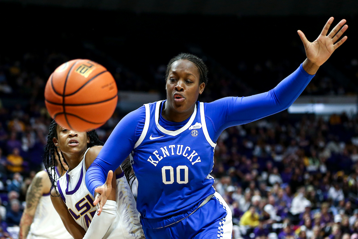 Olivia Owens.

Kentucky loses to LSU 78-69.

Photo by Grace Bradley | UK Athletics