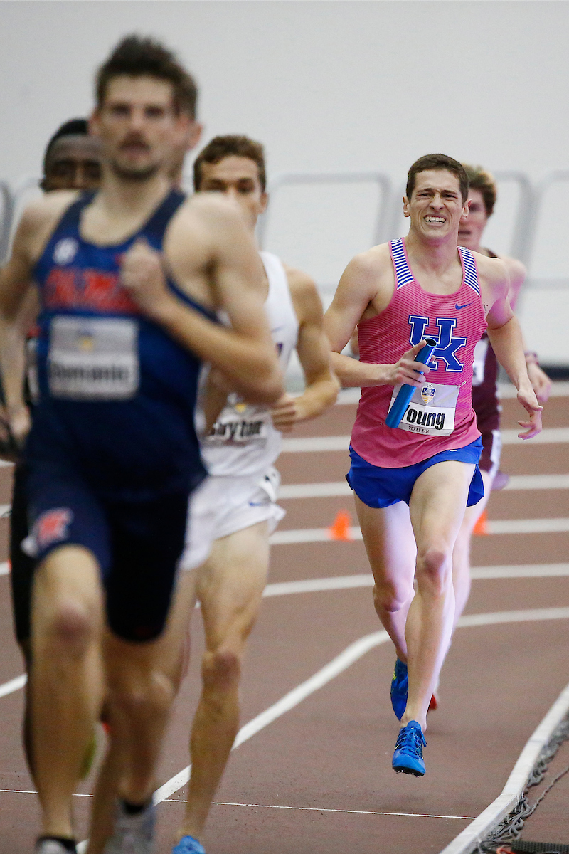 Ben Young.

The University of Kentucky track and field team competes in day two of the 2018 SEC Indoor Track and Field Championships at the Gilliam Indoor Track Stadium in College Station, TX., on Sunday, February 25, 2018.

Photo by Chet White | UK Athletics