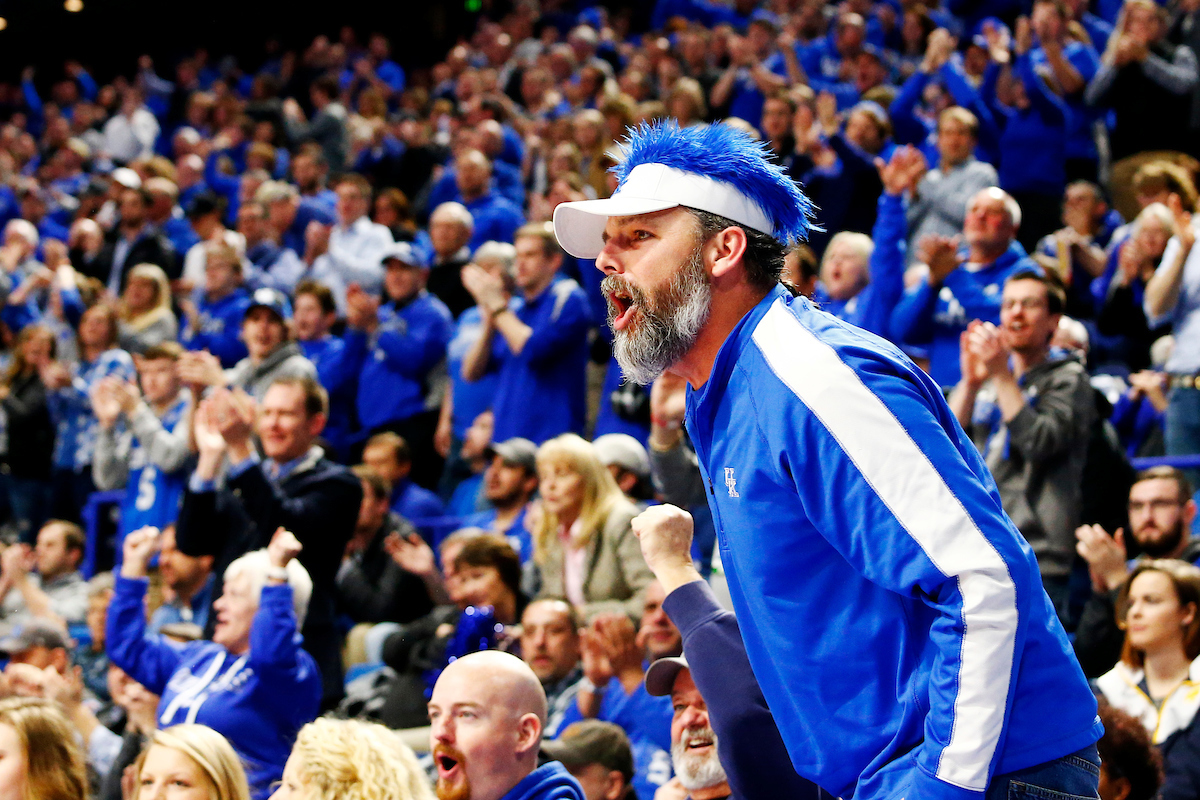 Fan.

The University of Kentucky men's basketball team defeats Mississippi State 78-65 on Tuesday, January 23, 2017, in Lexington's Rupp Arena.

Photo by Quinn Foster I UK Athletics