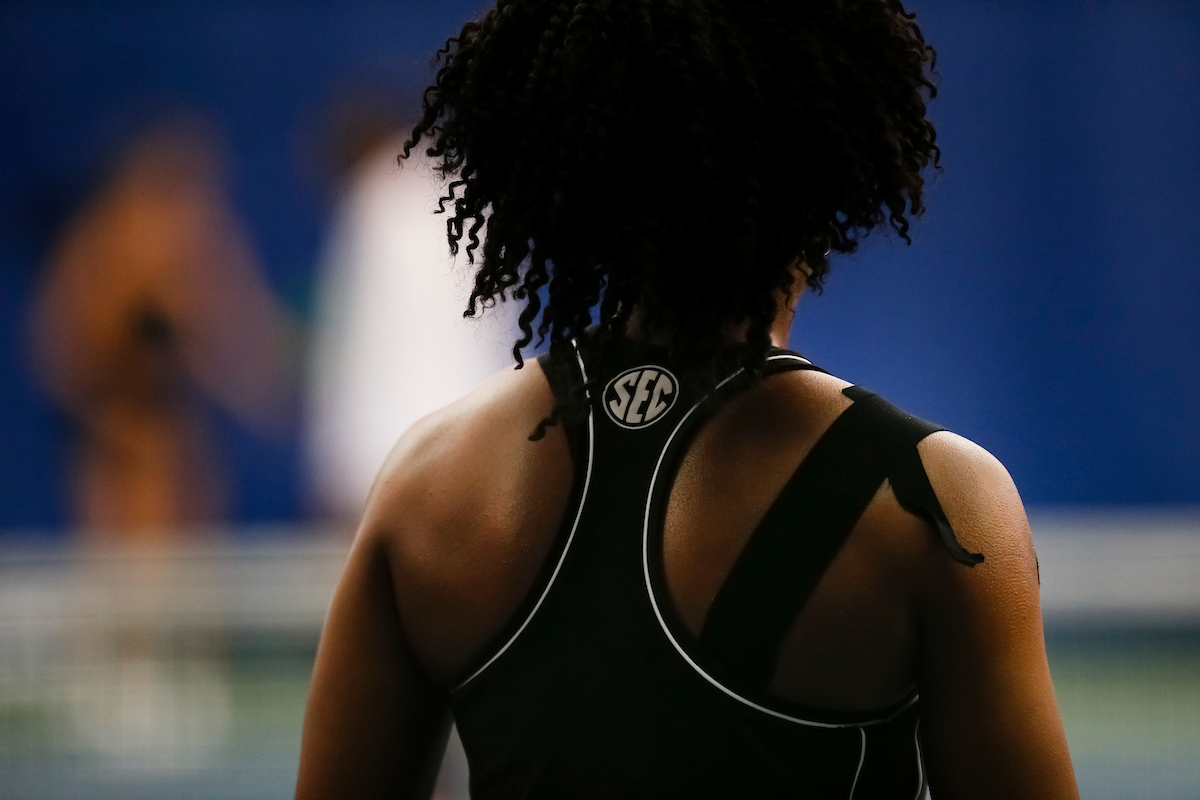 LESEDI JACOBS.

Women's Tennis comes out on top of Mississippi State on Senior Day.


Photo by Isaac Janssen | UK Athletics