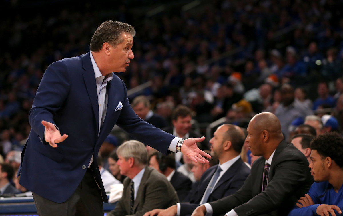 John Calipari. 

UK falls to Seton Hall 84-83. 


Photo By Barry Westerman | UK Athletics