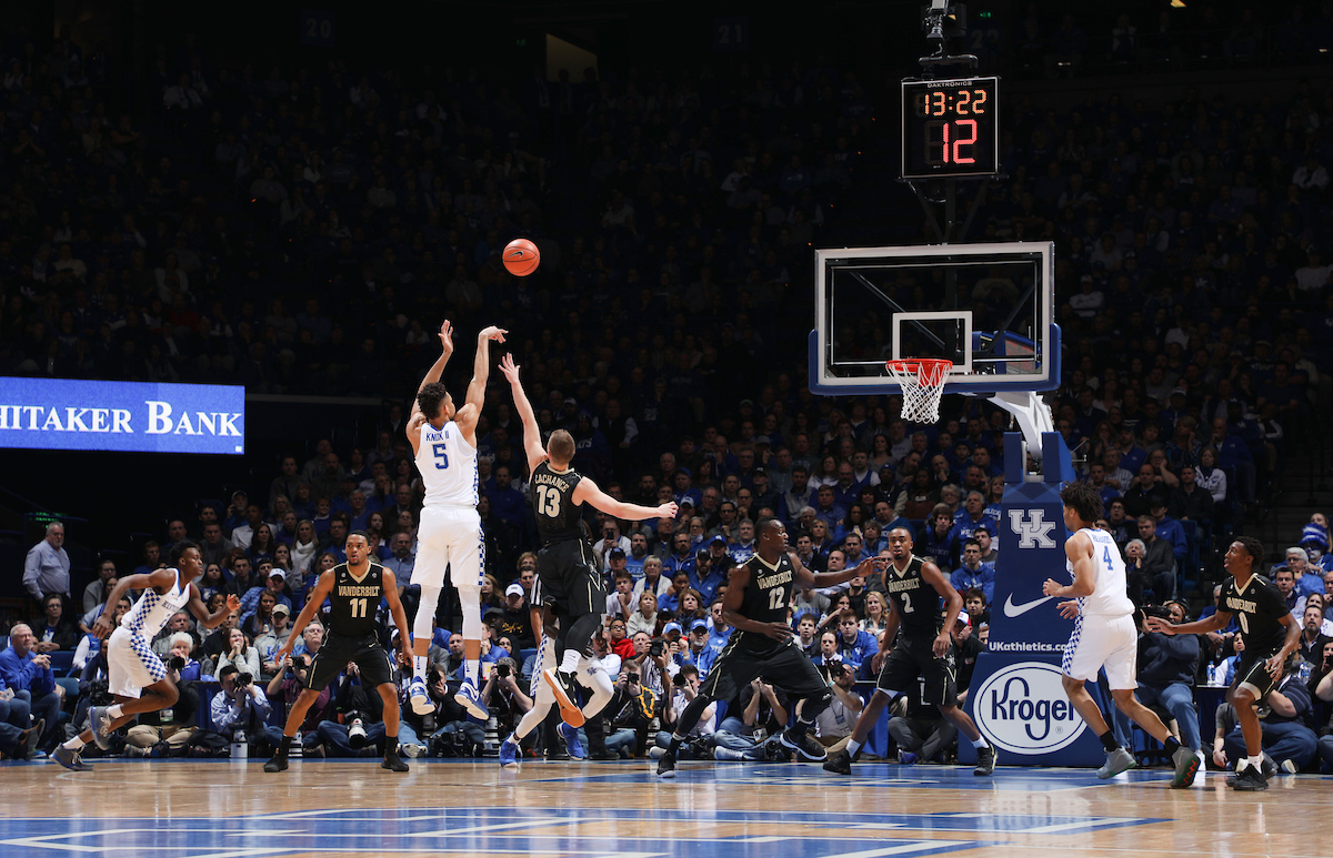 Kevin Knox.

The University of Kentucky men's basketball team beats Vanderbilt 83-81 on Tuesday, January 30, 2018 at Rupp Arena in Lexington, Ky.

Photo by Elliott Hess | UK Athletics