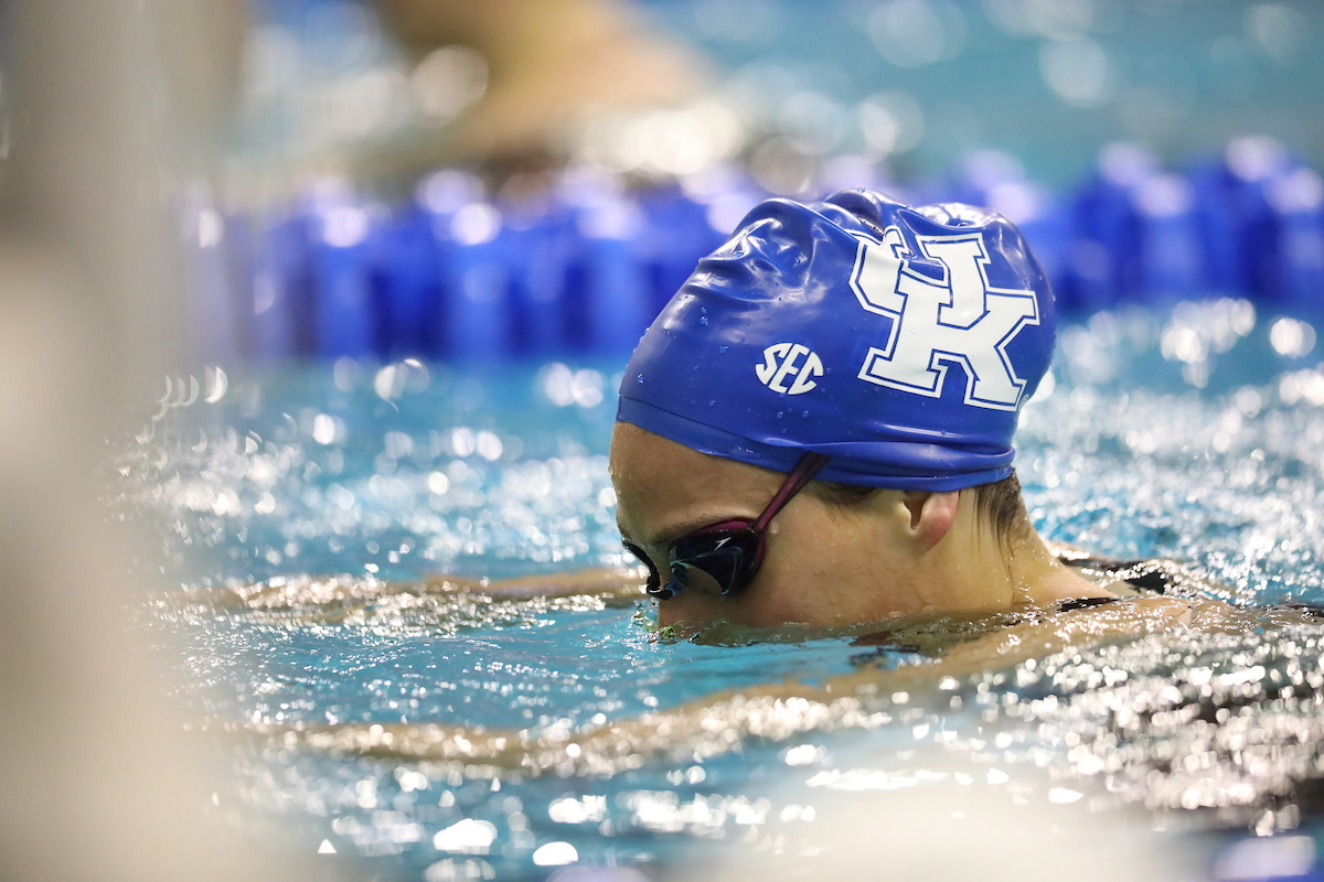 Asia Seidt.

UK Women's Swimming & Diving in action on day two of the 2019 NCAA Championships on Wednesday, March 21, 2019.

Photo by Noah J. Richter | UK Athletics