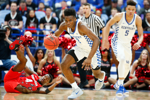 Hamidou Diallo.

The University of Kentucky men's basketball team beat Georgia 62-49 in the quarterfinals of the 2018 SEC Men's Basketball Tournament at Scottrade Center in St. Louis, Mo., on Friday, March 9, 2018.

Photo by Chet White | UK Athletics