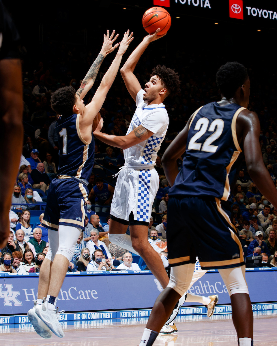 Dontaie Allen.

Kentucky beat Mount St. Mary’s 80-55.

Photo by Elliott Hess | UK Athletics