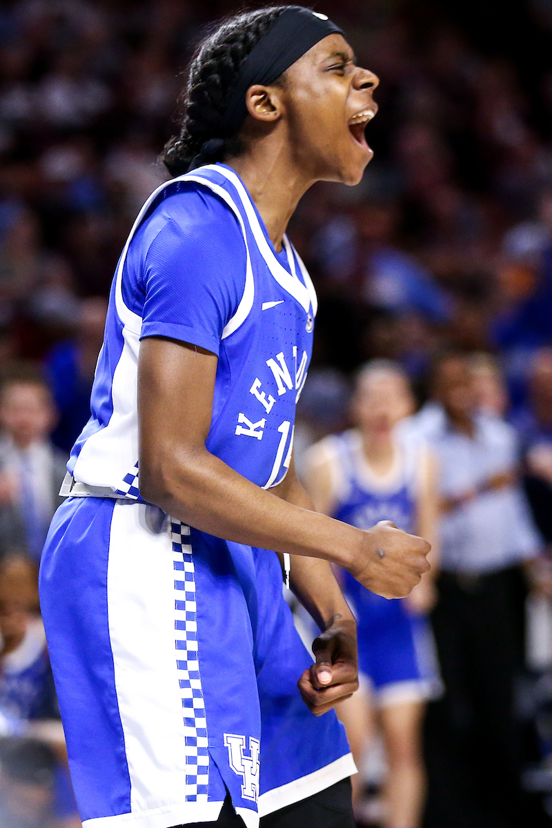 Chasity Patterson. 

Kentucky falls to Mississippi State 77-59.

Photo by Eddie Justice | UK Athletics