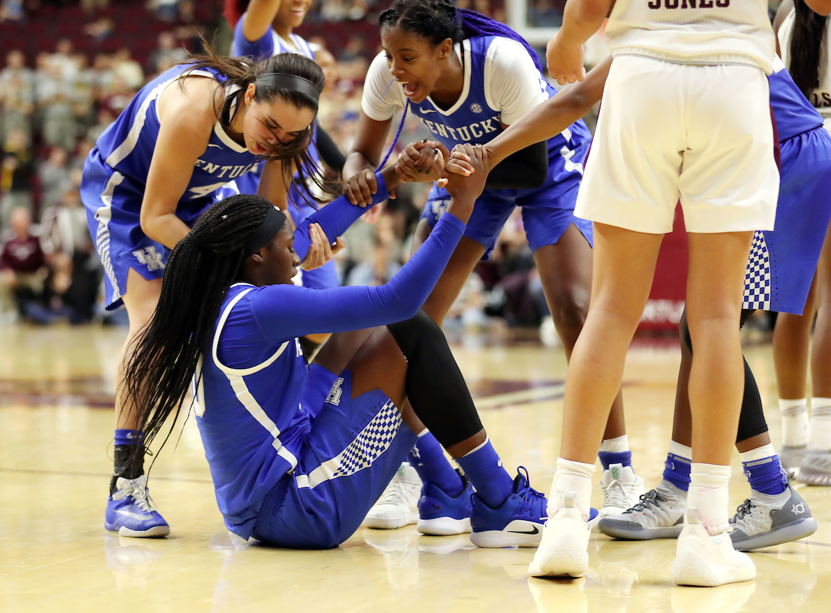 The UK Women's Basketball falls to Texas A&M. 
Photo by Hannah Phillips  | UK Athletics