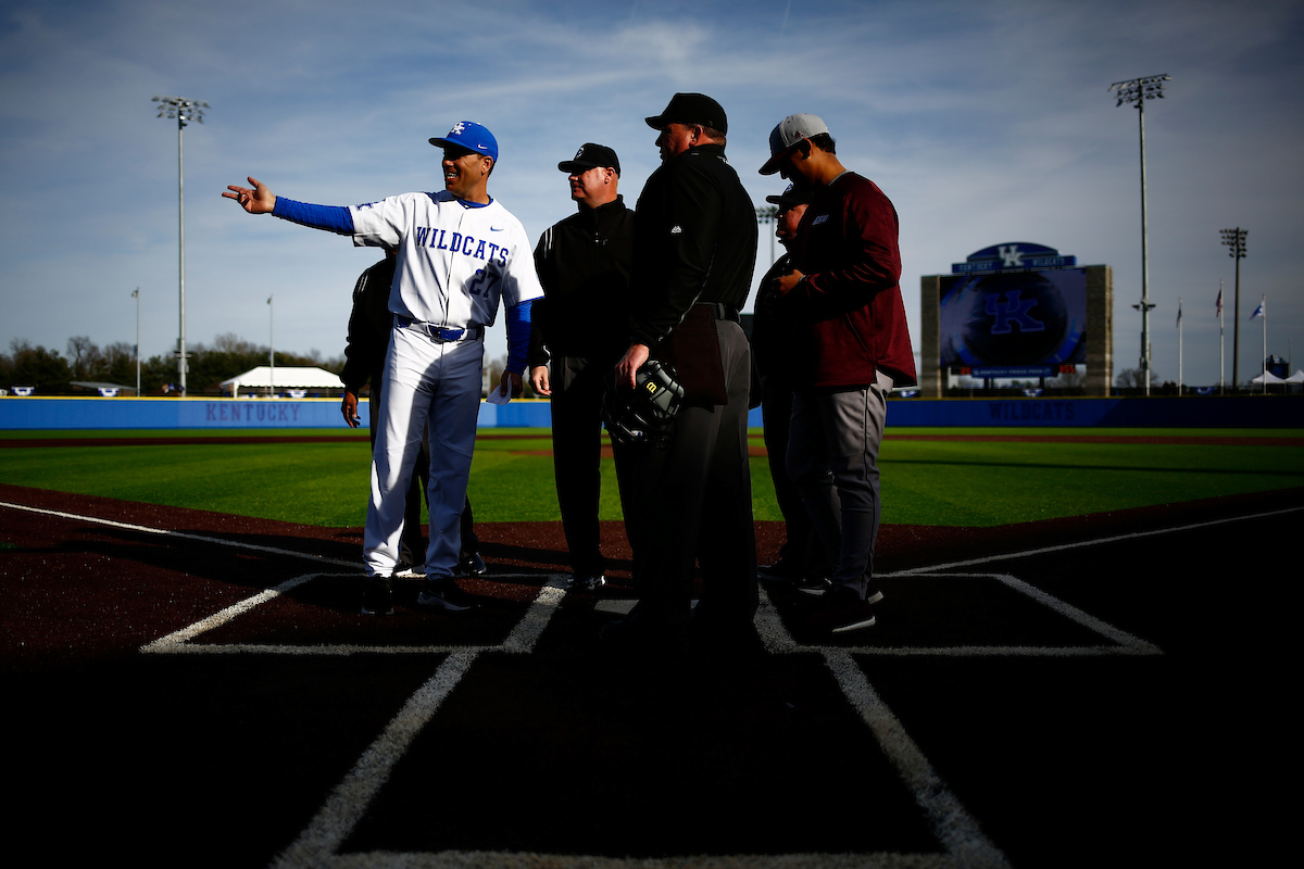 Nick Mingione. 

Kentucky baseball defeated EKU 7-3 on opening day at Kentucky Proud Park.

Photo by Chet White | UK Athletics
