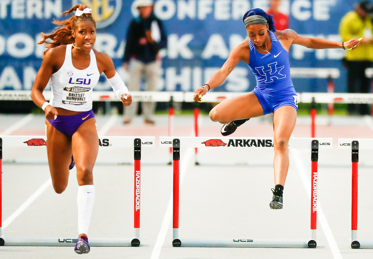 Faith Ross.

Day three of the 2019 SEC Outdoor Track and Field Championships.
