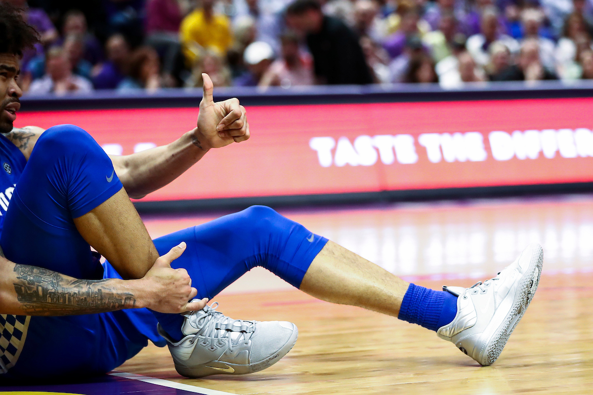 Nick Richards.

Kentucky beat LSU 79-76.

Photo by Chet White | UK Athletics