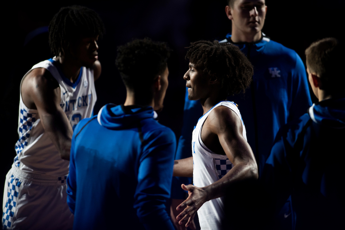 Tyrese Maxey. 

Kentucky beat Lamar 81-56.

Photo by Chet White | UK Athletics
