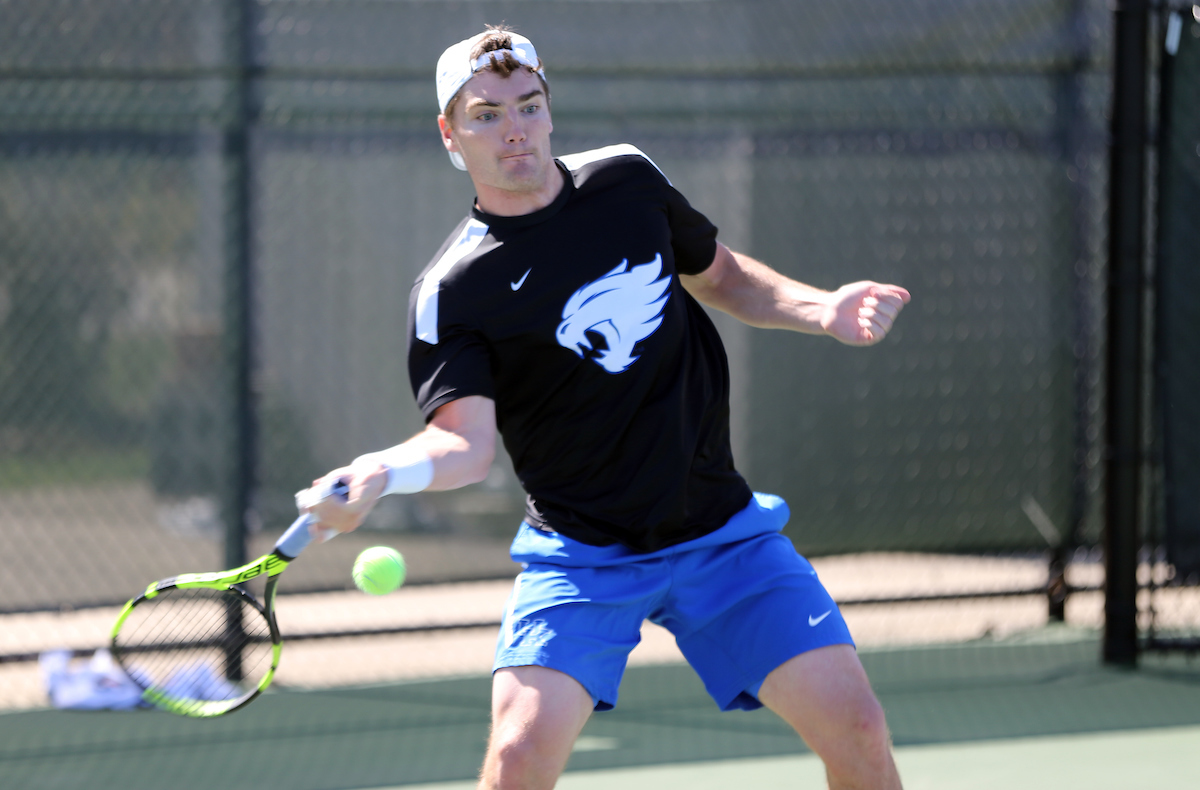 Trey Yates
The University of Kentucky men's tennis team faces South Carolina on Sunday, March 18, 2018 at The Boone Tennis Center. 

Photo by Britney Howard | UK Athletics